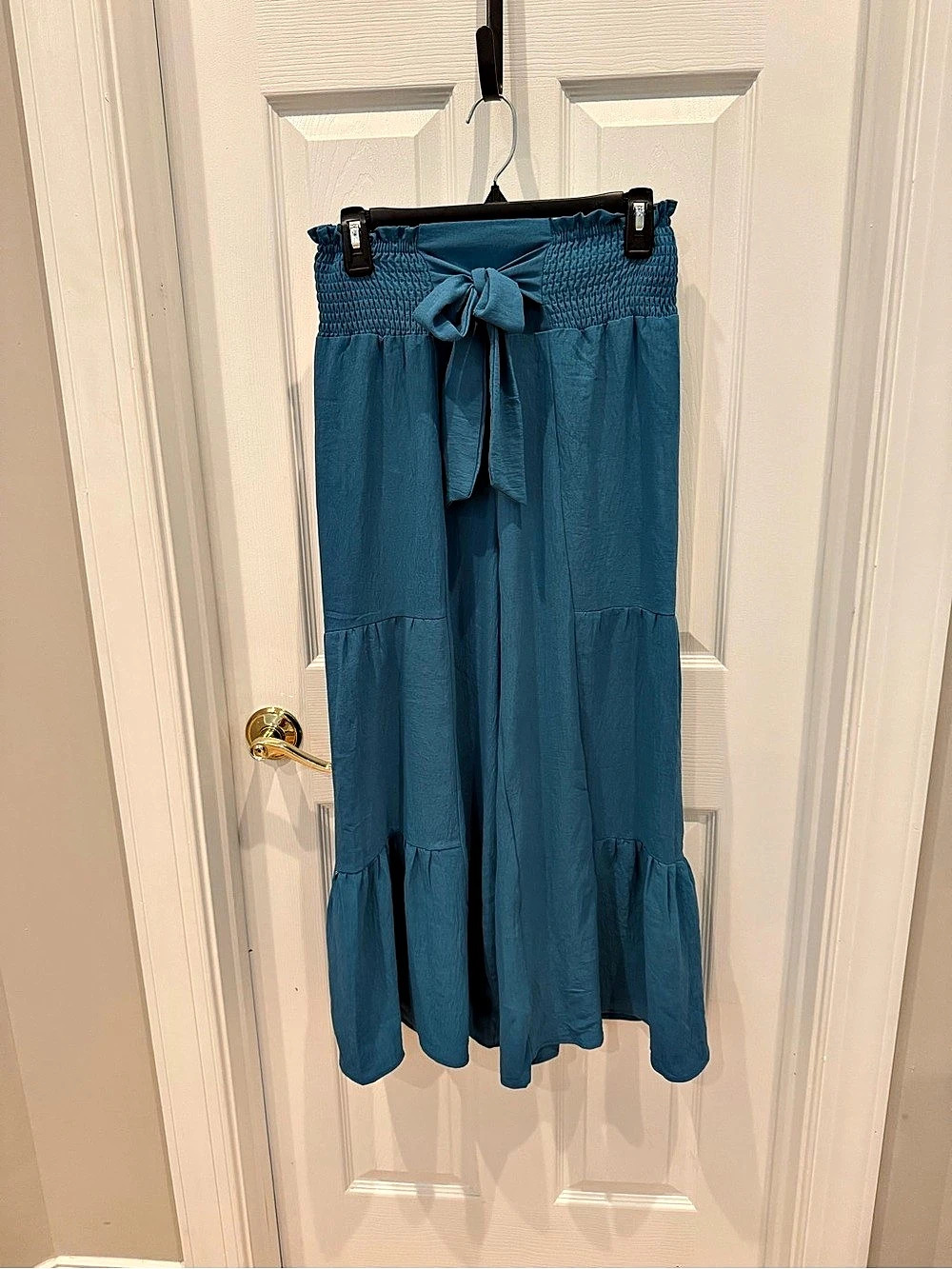 Blue B Wide Leg Pants in Blue Size Small